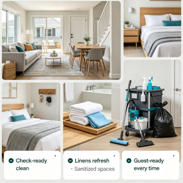 Short Term Rental Turnover Cleaning Service