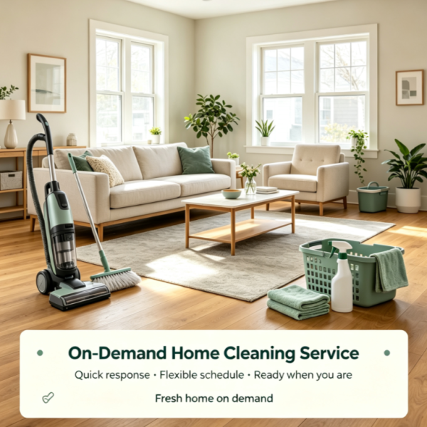 On Demand Home Cleaning Service